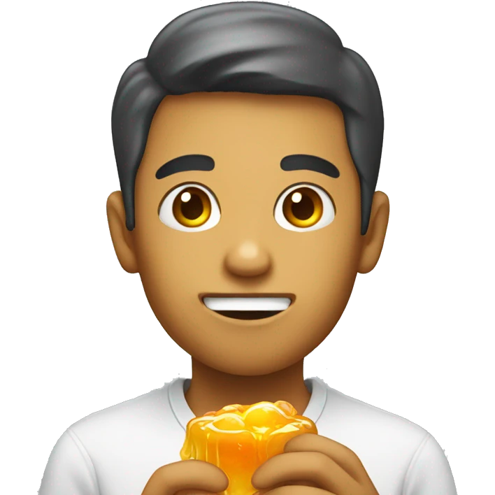 person eating jelly emoji