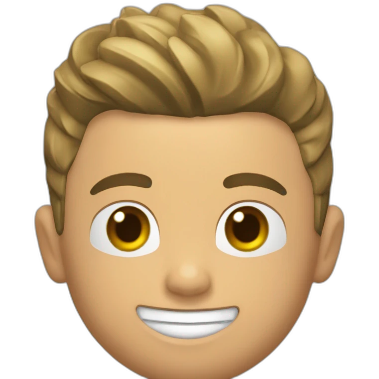 Cristiano ronaldo qui fais sa célébration emoji