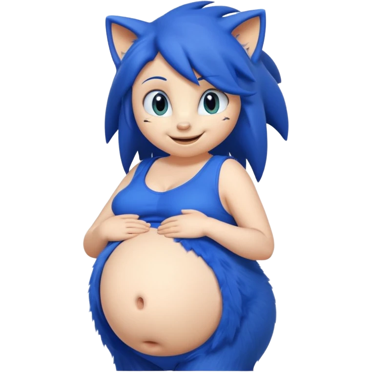 Pregnant sonic X emoji