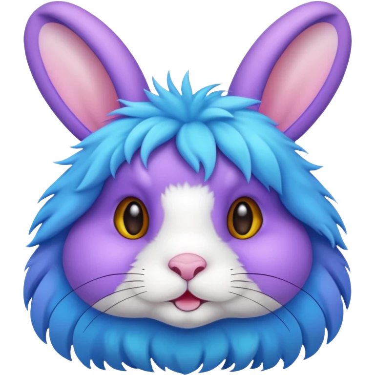 colorful rabbit  emoji