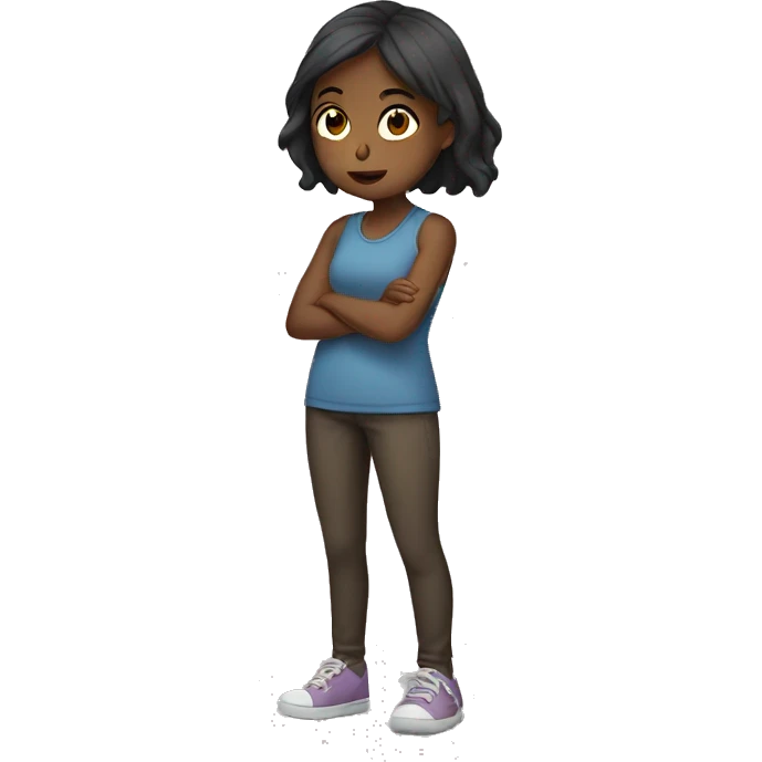 The girl's struggle emoji