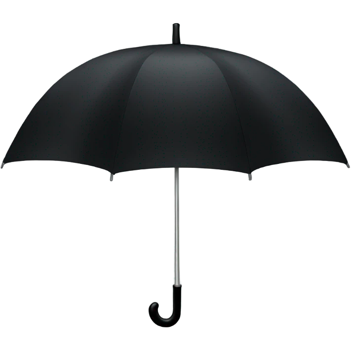 Black umbrella emoji