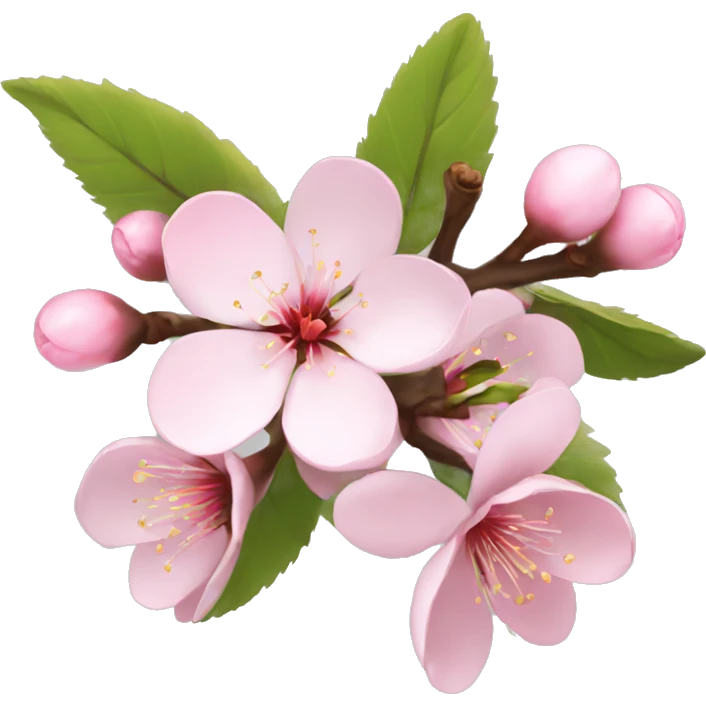 cherry blossom emoji