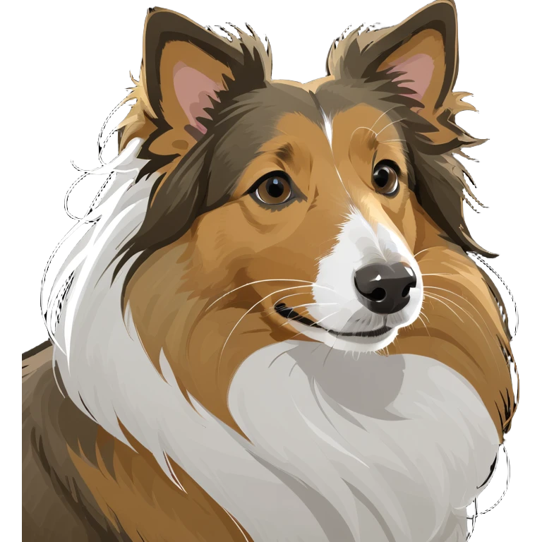 Cowboy Shetland sheepdog emoji