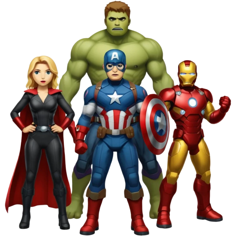 Avengers lineup emoji