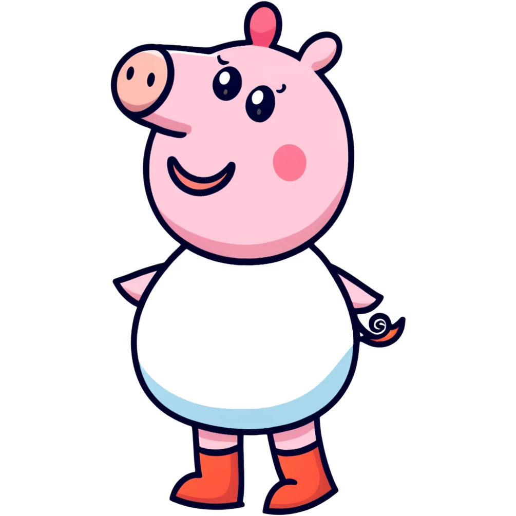 Baddie peppa pig emoji
