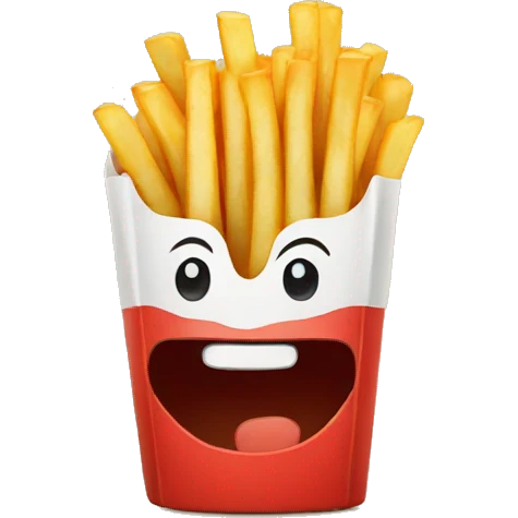 French fries emoji