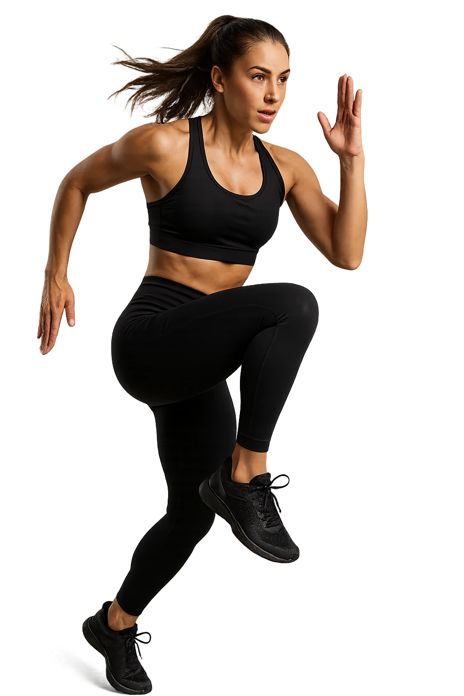 DOnna che fa HIIT emoji