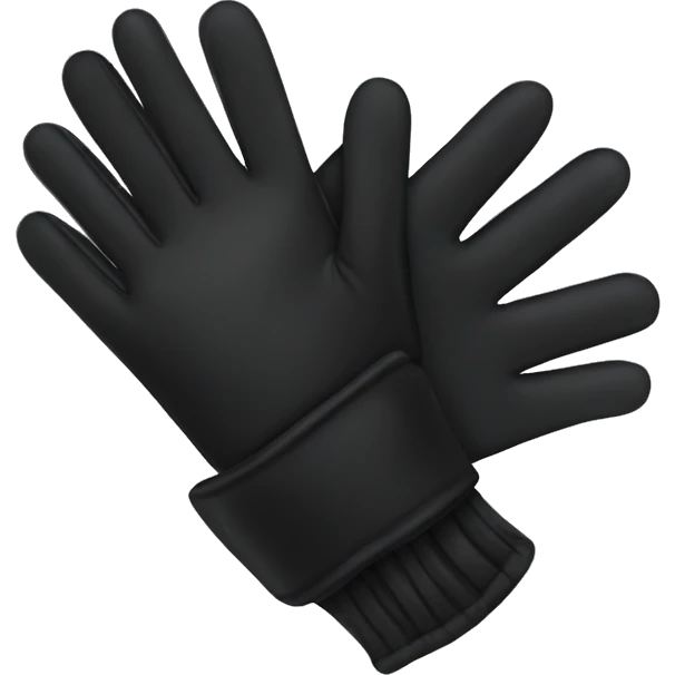 Ladies black glove emoji