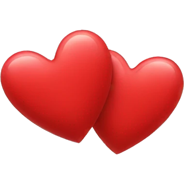 two red hearts emoji