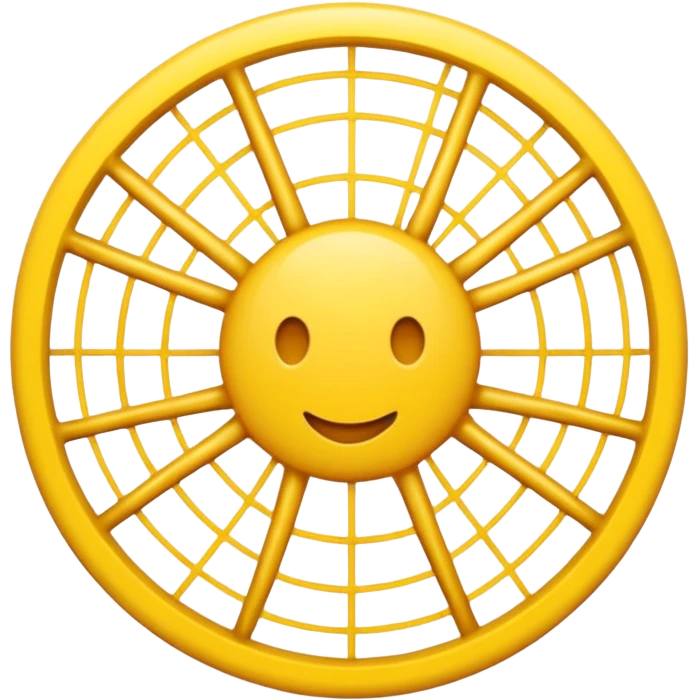 yellow web emoji