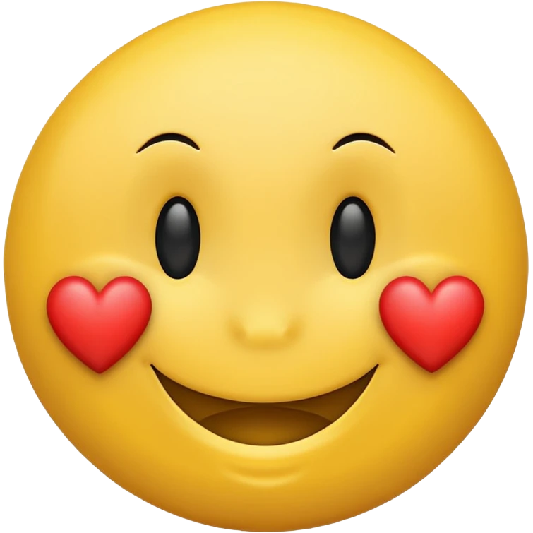 Smiley face with heart emoji