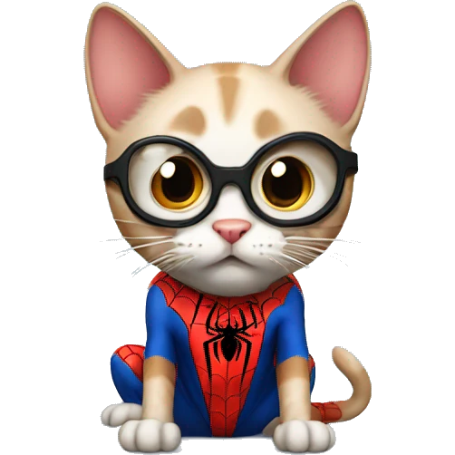 spider-man cat emoji