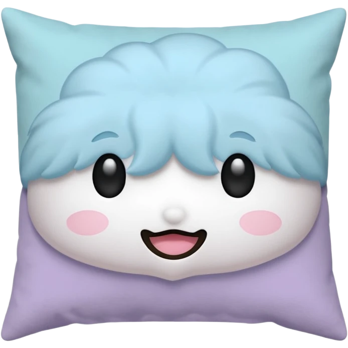 pillow pastel colors without faces emoji