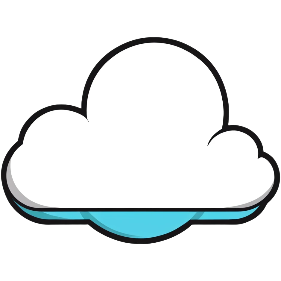 minimalist aesthetic pastel cloud emoji