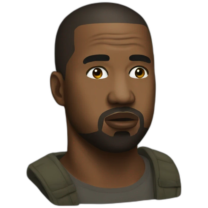 kanye west mask emoji