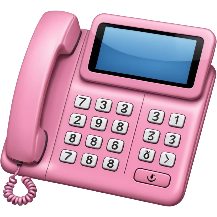 Pink phone bill
 emoji
