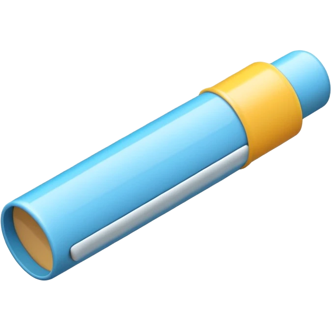 glue stick lying on its side emoji