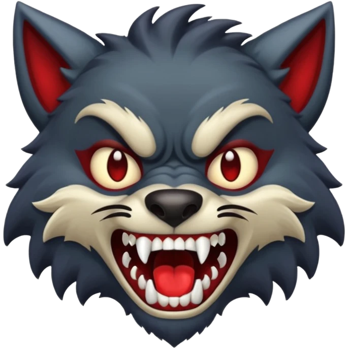 Werewolf emoji that looks like slack vampire emoji emoji