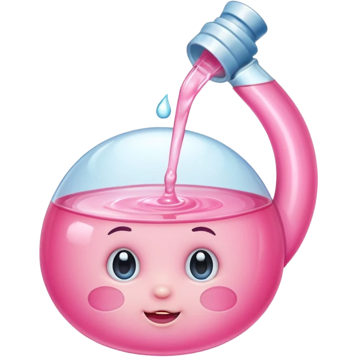 Pink baby oil  emoji