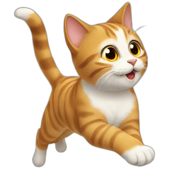 Cat flying emoji