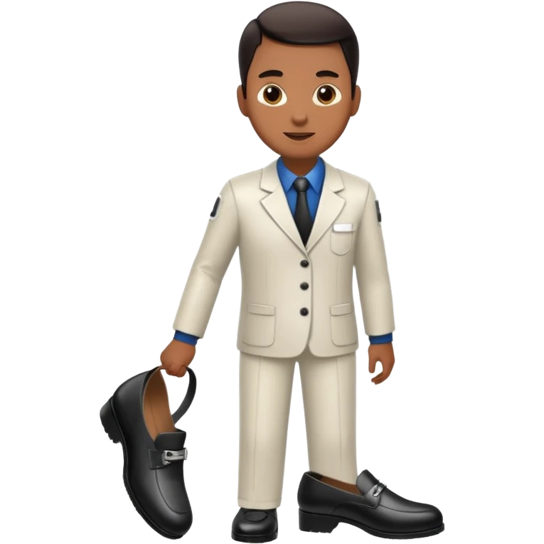 hotel worker shoe emoji