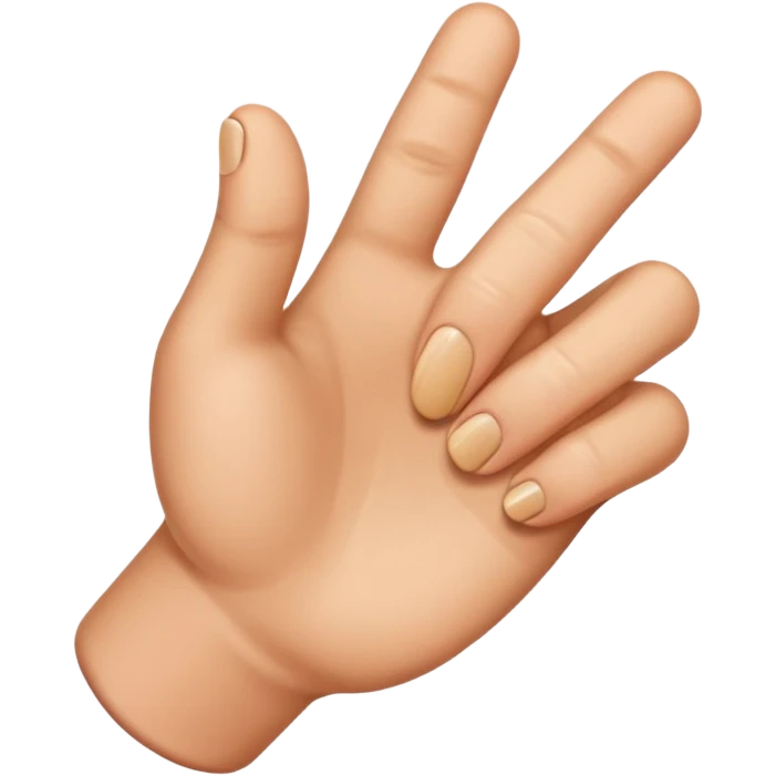 Make a thumb facing left emoji