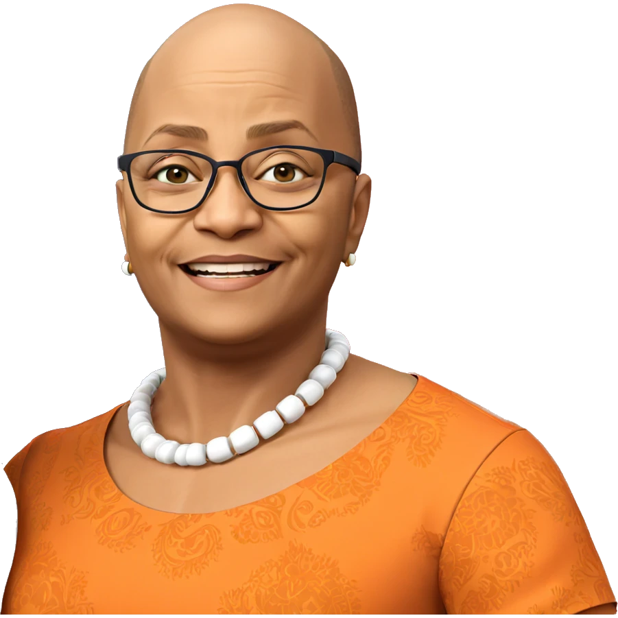 bald boy in stylish dress emoji