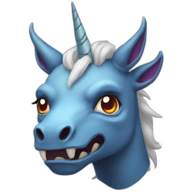 Licorne démon emoji