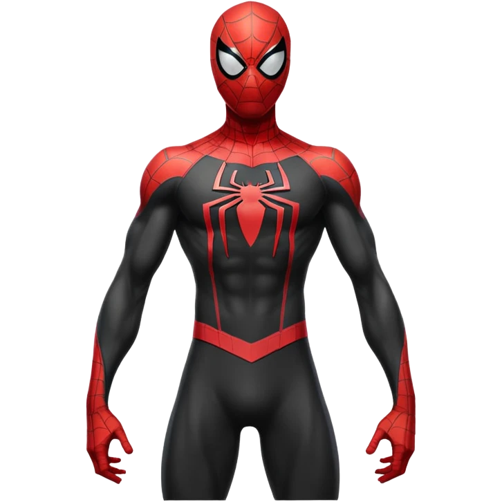 super skinny tall black spiderman emoji