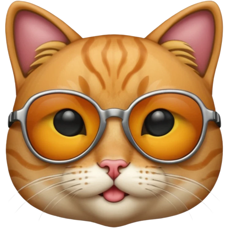 Cat wearing sunglasses emoji