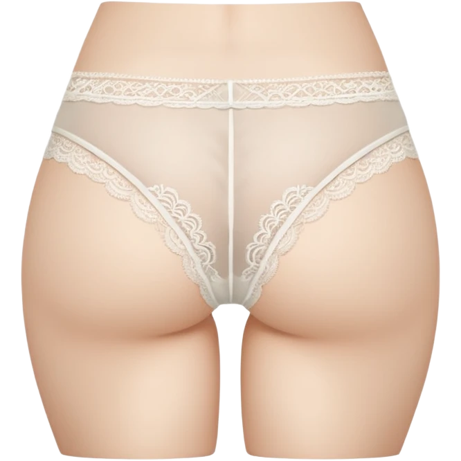 Panty covered butt emoji
