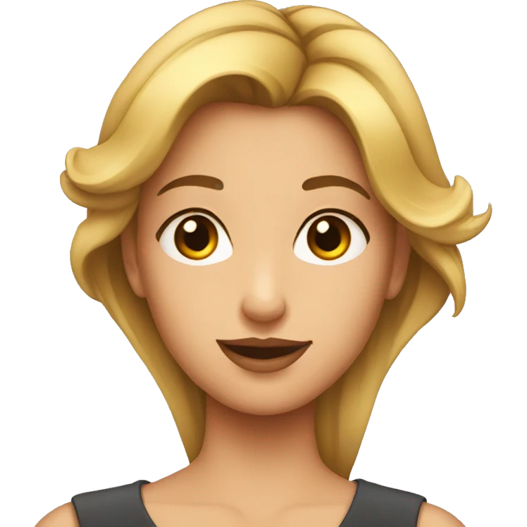 une jolie fille emoji