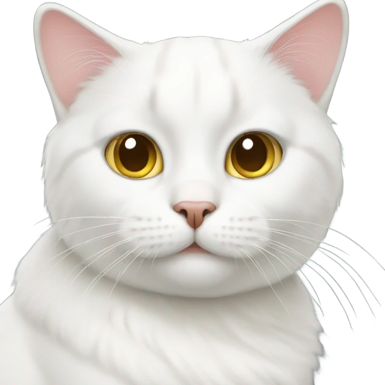 white cat emoji