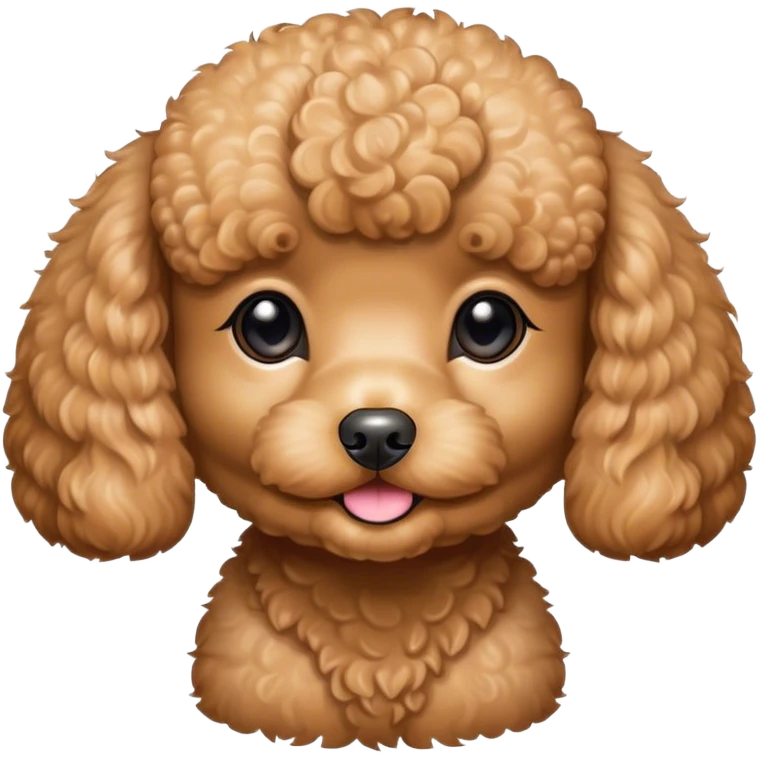 Toy poodle cute cut emoji