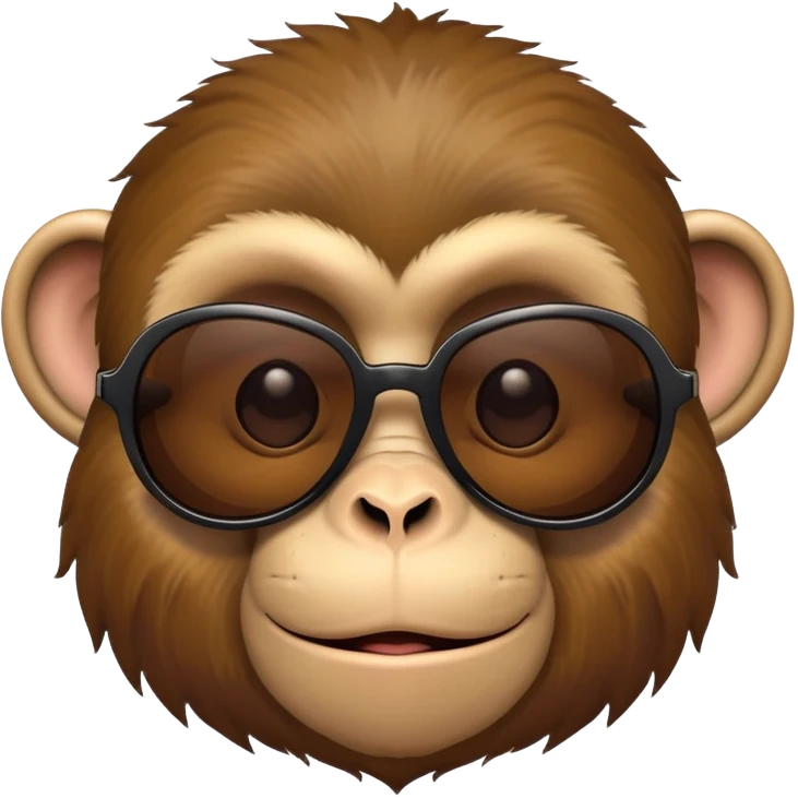monkey with sunglasses emoji