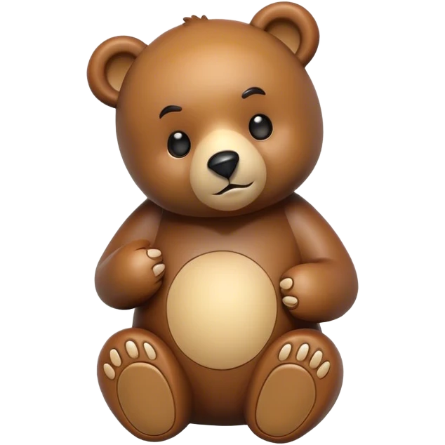 Bear figurine emoji