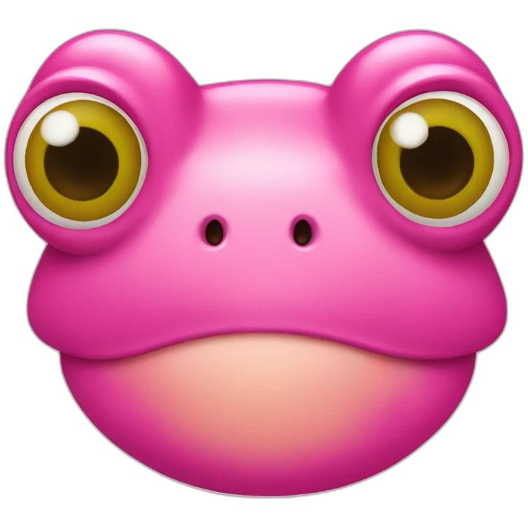 pink frog emoji