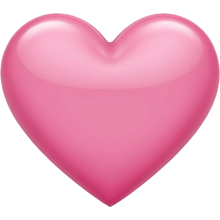 Pink heart with shading emoji
