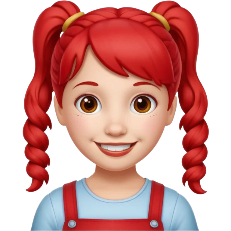 The wendys mascot emoji
