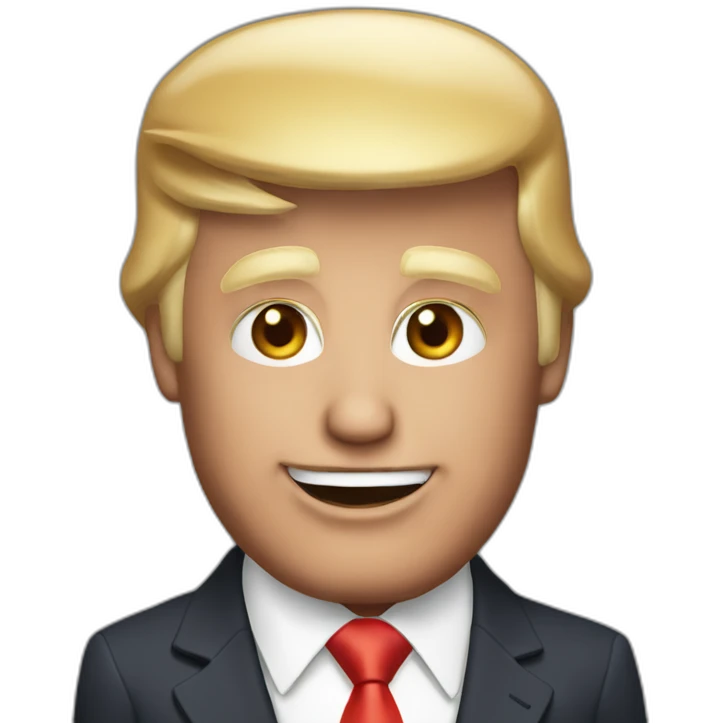 Donald Trump happy birthday emoji