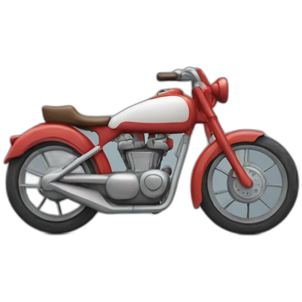 Iron riding bike emoji