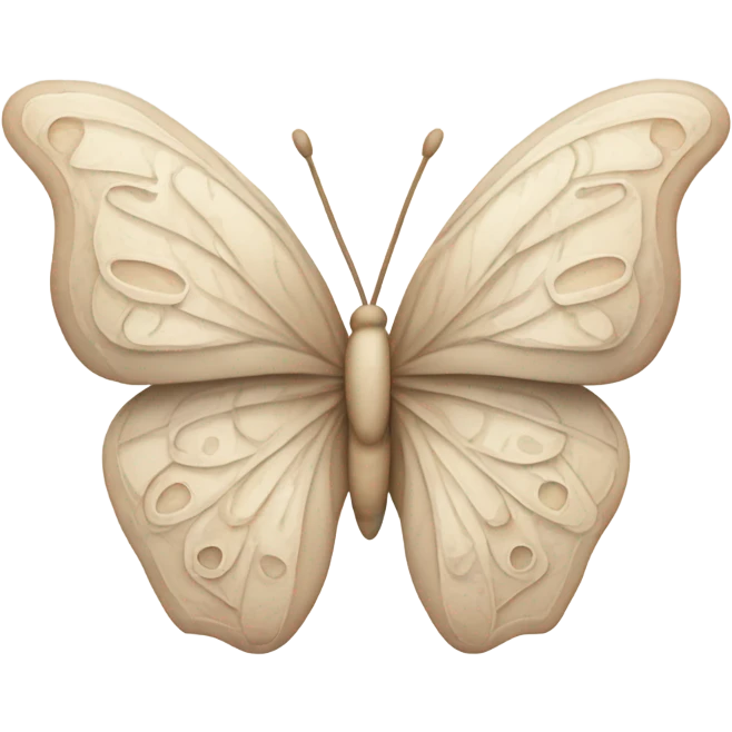 Aesthetic bege butterfly  emoji