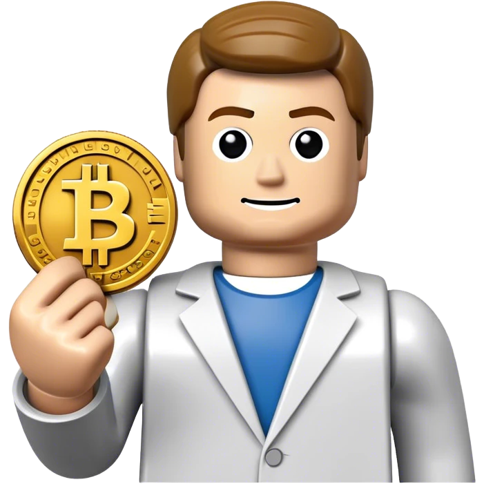 lego homme bitcoin emoji