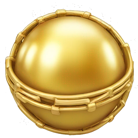 sphere of gold rings emoji