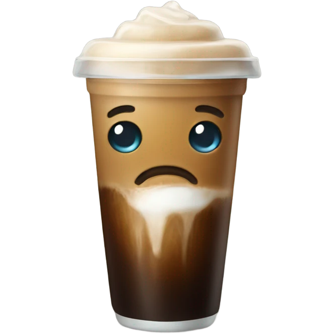 Ice coffe emoji