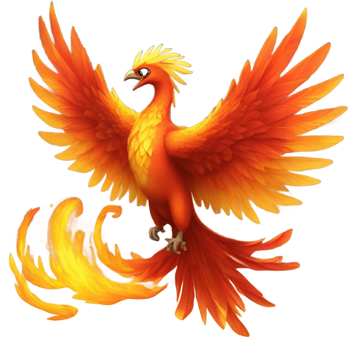 a phoenix  emoji