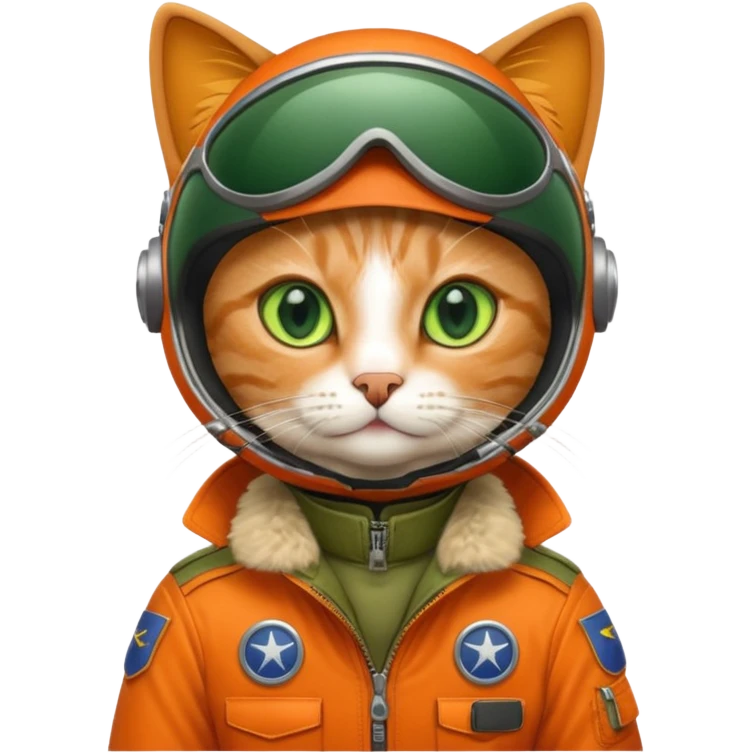 a cat as pilot emoji