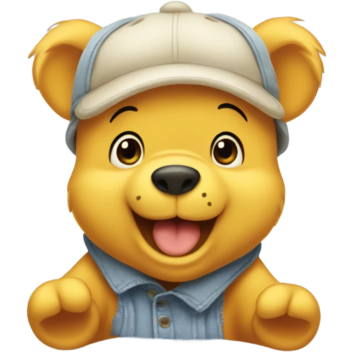 One cute Winnie the Pooh  emoji