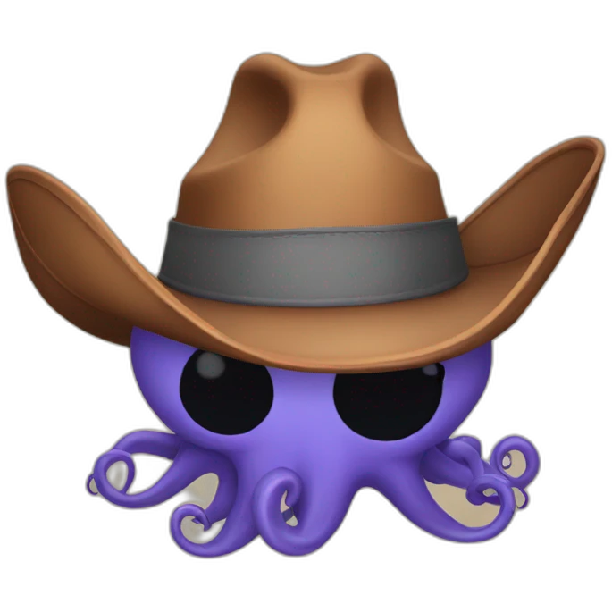 octopus cowboy hat emoji